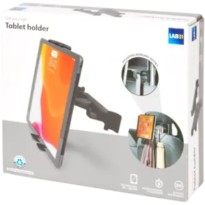 Support de tablette pour voiture Lab31 – fixation siège arrière, rotation 360°