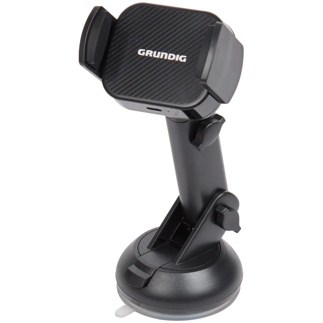 Support de téléphone voiture avec chargeur sans fil Qi Grundig (USB‑C)
