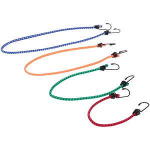 Tendeurs élastiques avec crochets en acier – lot de 8 (40 à 100 cm)
