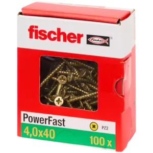 Vis Fischer PZ2 – vis professionnelles cruciformes en fer