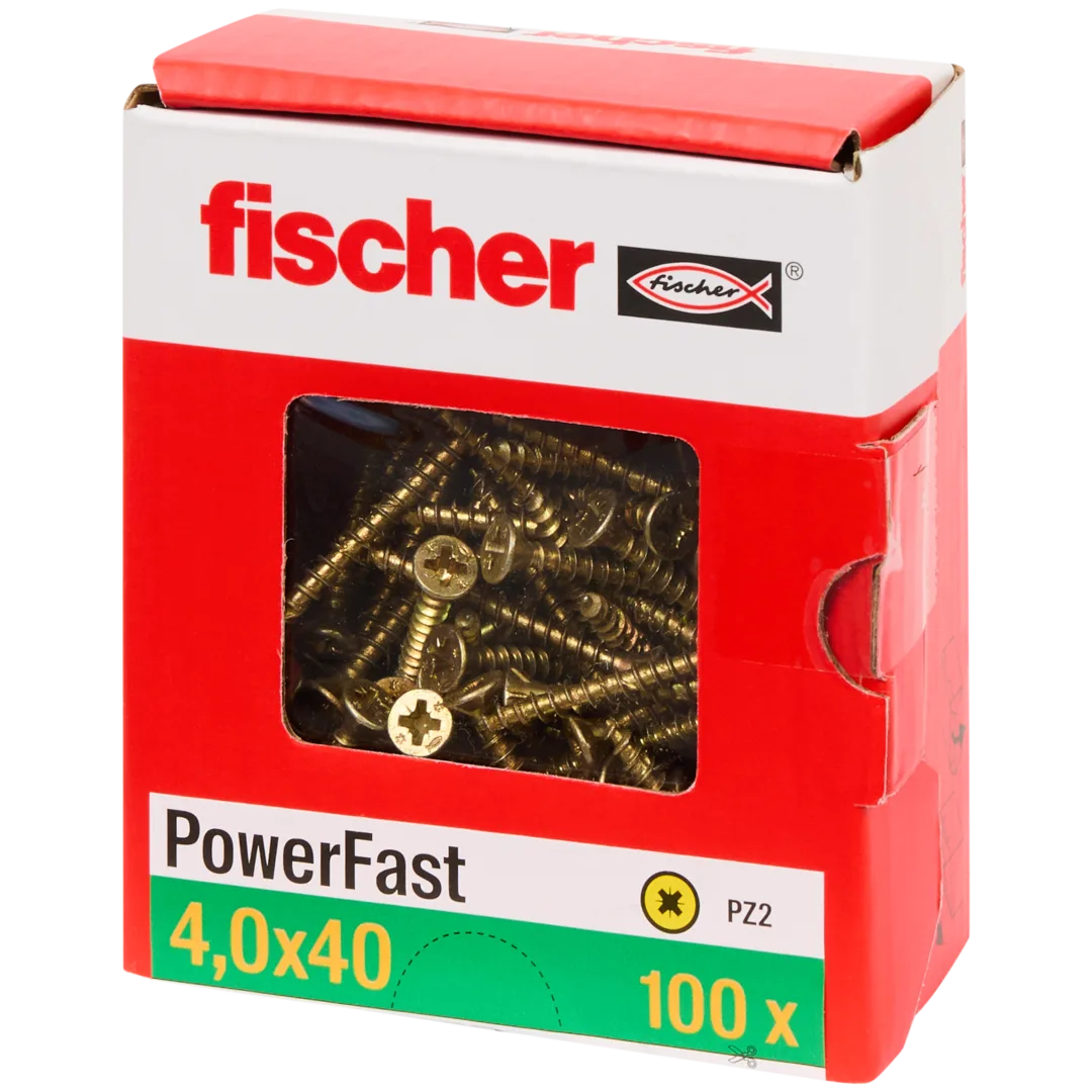 Vis Fischer PZ2 – vis professionnelles cruciformes en fer