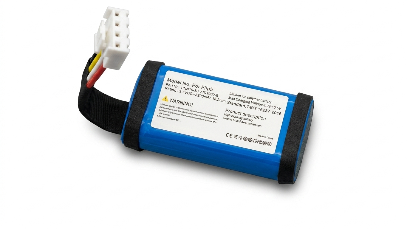 Batterie compatible JBL Flip 5 / Flip 6 / Link Portable – 5200 mAh, 3,7 V — vue 4