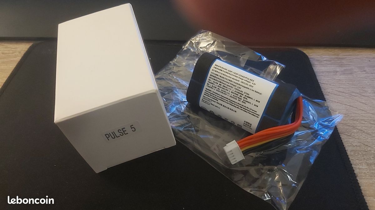 Batterie compatible JBL Pulse 5 – 7500 mAh, 3,6 V